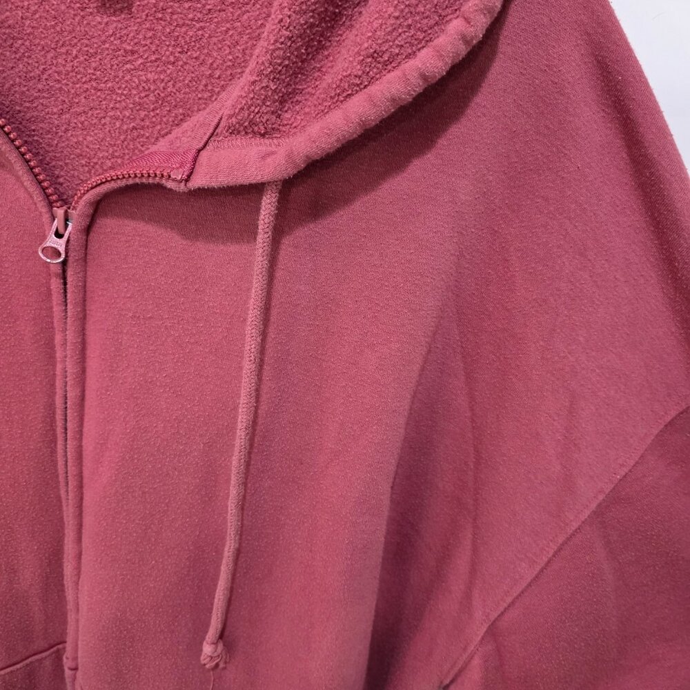 Wild Fable XL Plus Size Pink Zip Up Hoodie Sweatshirt Athleisure Cozy Thumb Hole - Picture 8 of 11